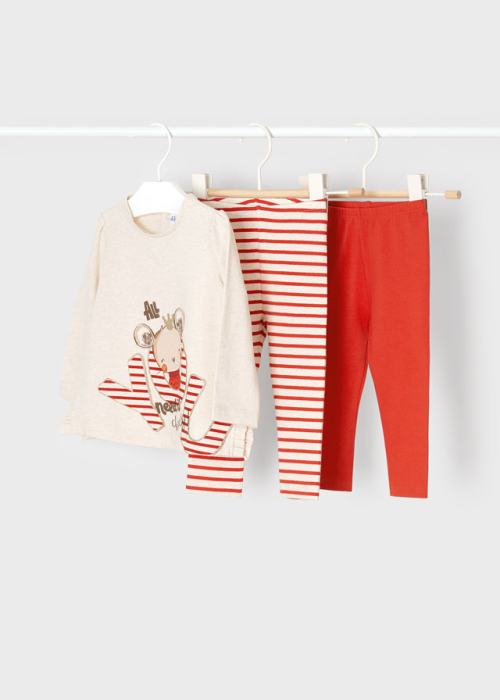 detail 3-piece set with leggings for babies ECOFRIENDS