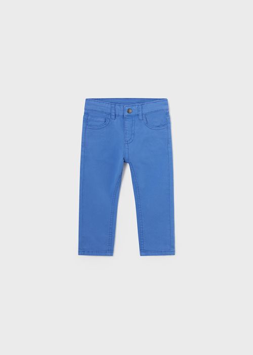 detail Baby twill slim fit trousers