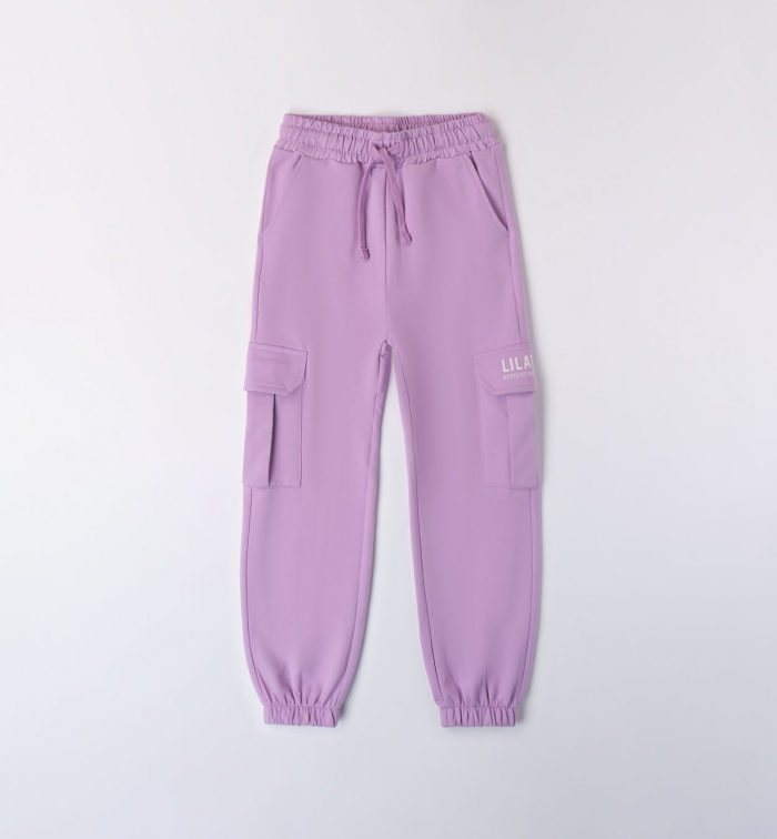 detail Girl's cargo-style tracksuit trousers