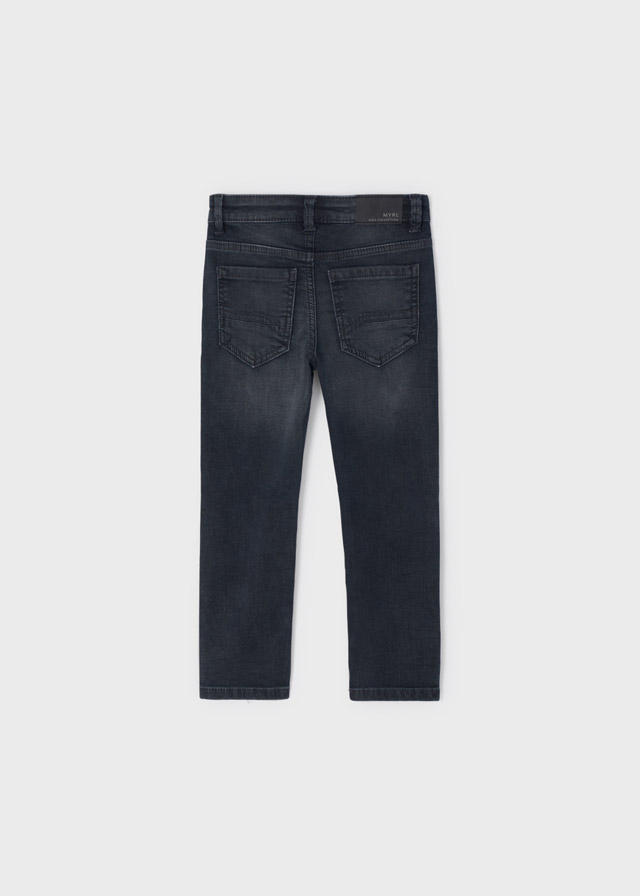 detail Slim fit long jeans trousers for a boy ECOFRIENDS