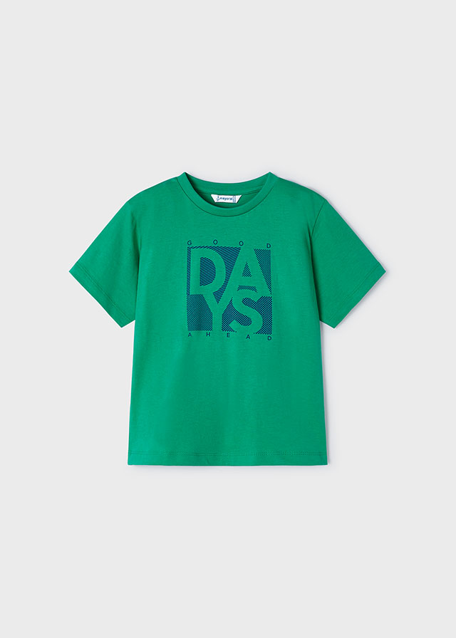 Boys' text print T-shirt