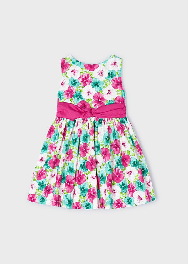Dívčí šaty s květinovým vzorem MAYORAL