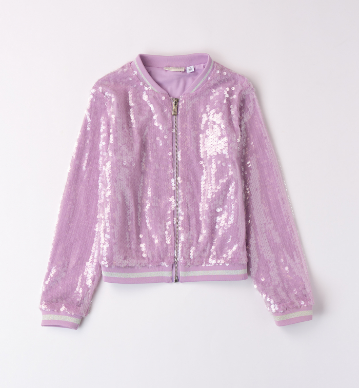 detail Girls' jacket with sequins