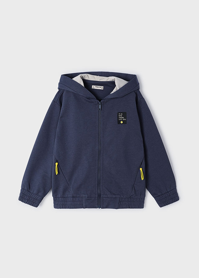 detail Boys' zip hoodie