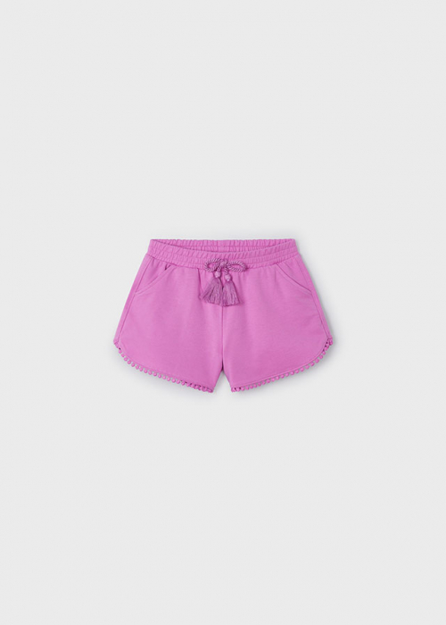detail Girls' fleece shorts