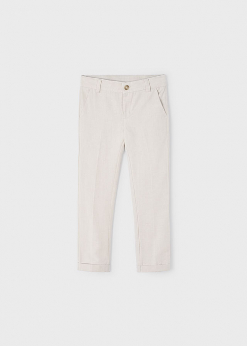 detail Boys' tailored linen chinos