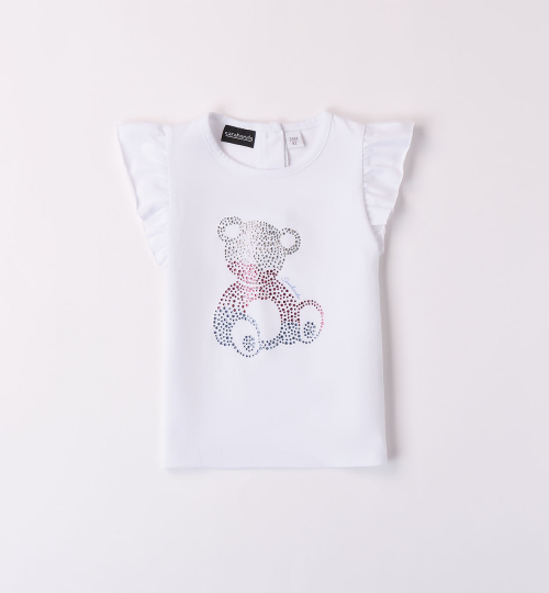 detail Girls' teddy bear T-shirt