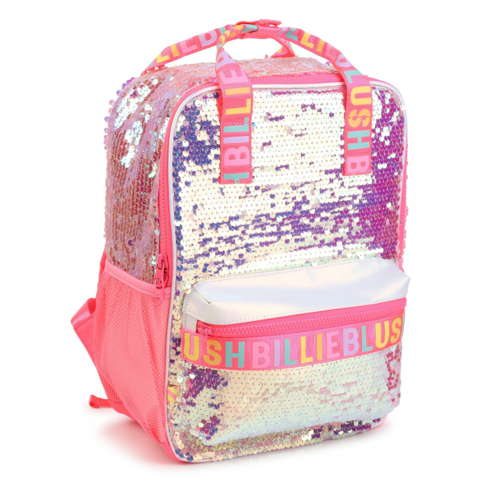 detail Shiny sequin backpack