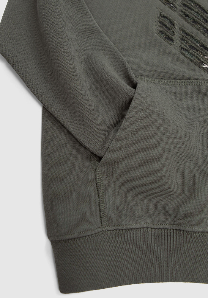 detail Boys' chevron hoodie