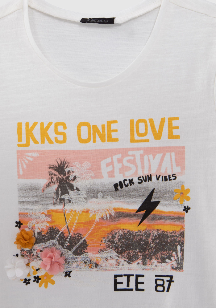 detail Girls' print T-shirt