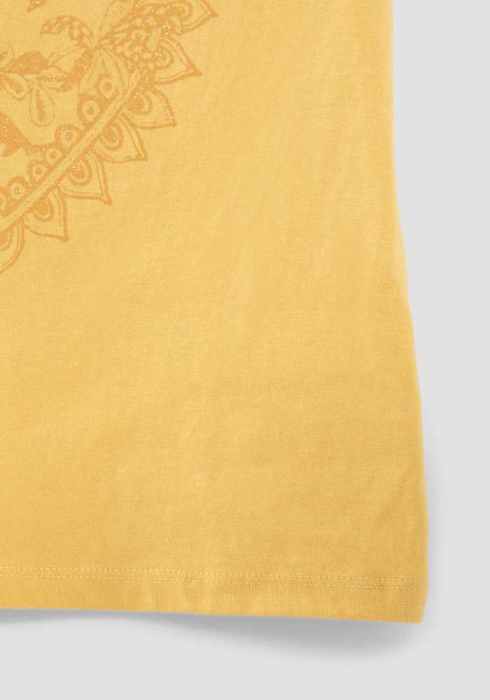detail Girls' T-shirt with glitter heart