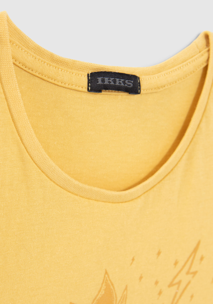 detail Girls' T-shirt with glitter heart
