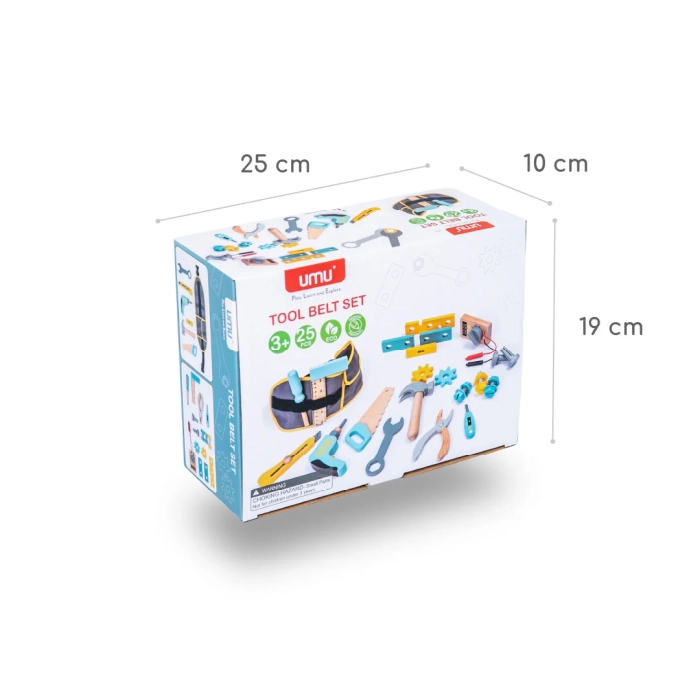 detail Dřevěná sada nářadí pro děti UMU