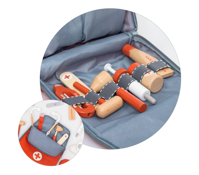 detail Dřevěná doktorská sada mini UMU