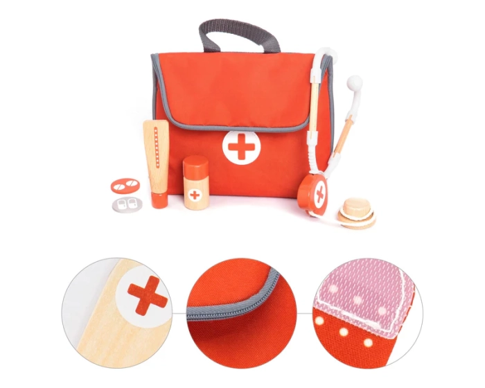 detail Dřevěná doktorská sada mini UMU