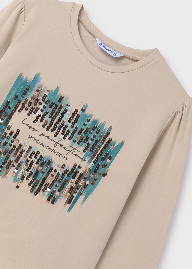 detail Dívčí tričko s dlouhým rukávem MAYORAL