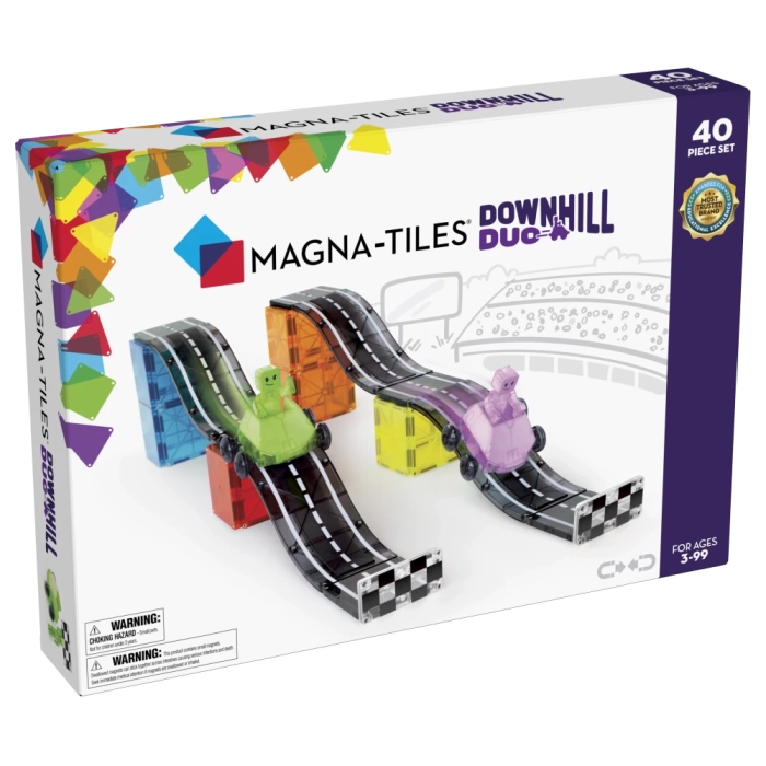 detail Magnetická stavebnice Downhill Duo 40 dílů MAGNA-TILES