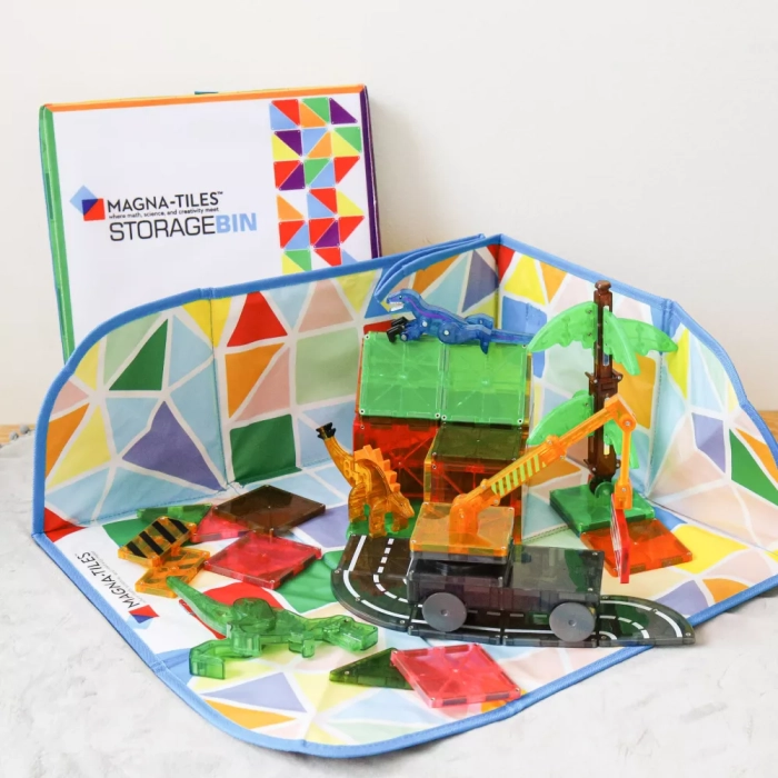 detail Rozkládácí úložný box a podložka na Magna-Tiles MAGNA-TILES