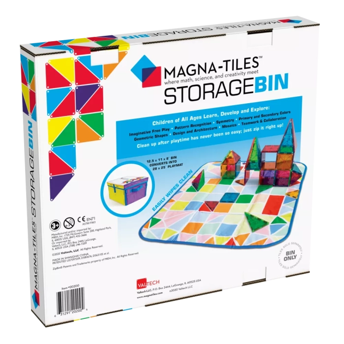 detail Rozkládácí úložný box a podložka na Magna-Tiles MAGNA-TILES