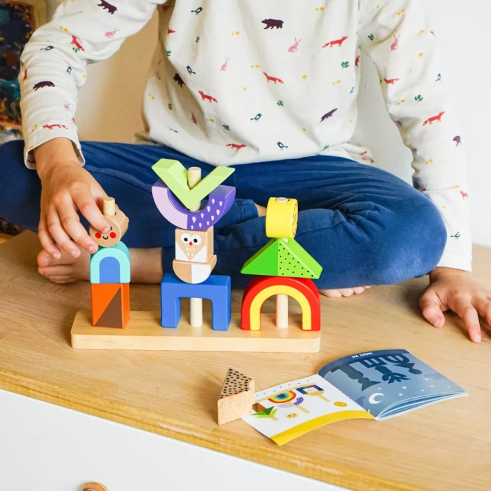 detail Dřevěná skládací sada EDUKID