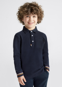 Boy's long-sleeved polo