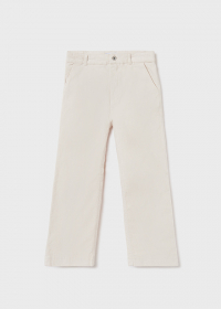 Long straight fit corduroy pants for girls