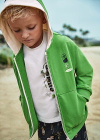 Chlapecká mikina na zip s dlouhým rukávem MAYORAL