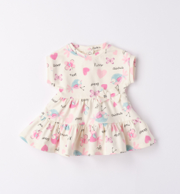 Dětské dívčí vzorované šaty IDO