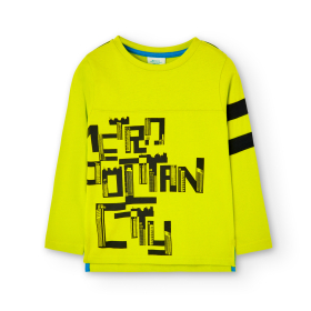 Chlapecké tričko s dlouhýmr rukávem a potiskem BOBOLI