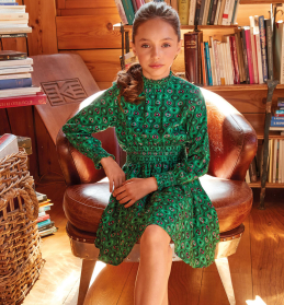 Girls' heart design dress