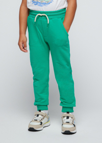 Boys' sporty plush trousers