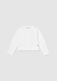 Baby openwork cardigan