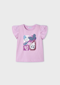 Girls' print T-shirt