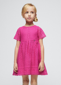 Girls' guipure dress