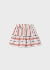 Girls' striped skirt