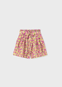 Girls' floral shorts