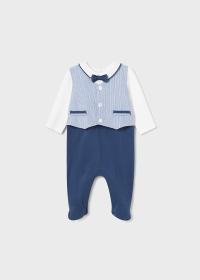 Newborn suit style romper