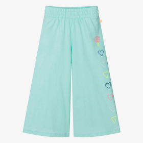 Printed fleece trousers