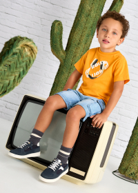 Chlapecké džínové kraťasy – cargo styl MAYORAL