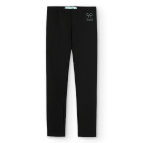 Dívčí dlouhé legíny Boboli, černé BOBOLI