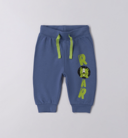 Chlapecké tepláky s potiskem lva – modré IDO