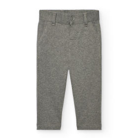 Elegantní chlapecké kalhoty v šedé barvě BOBOLI