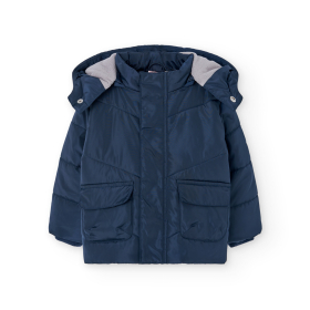 Chlapecká zimní bunda v námořnické modré barvě BOBOLI