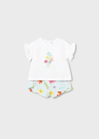Dívčí letní set s květinami MAYORAL