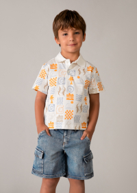 Chlapecké džínové kraťasy s kapsami MAYORAL