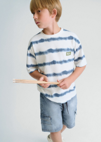 Chlapecké džínové cargo kraťasy MAYORAL