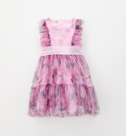 Dívčí slavnostní šaty s růžemi IDO