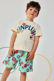 Chlapecké tričko s nápisem UNPLUG BOBOLI