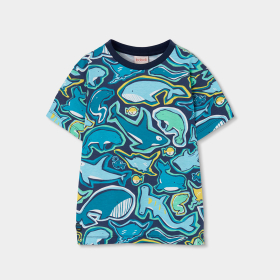 Chlapecké tričko s mořskými zvířaty BOBOLI