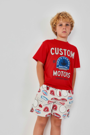Chlapecké tričko s motoristickým motivem BOBOLI